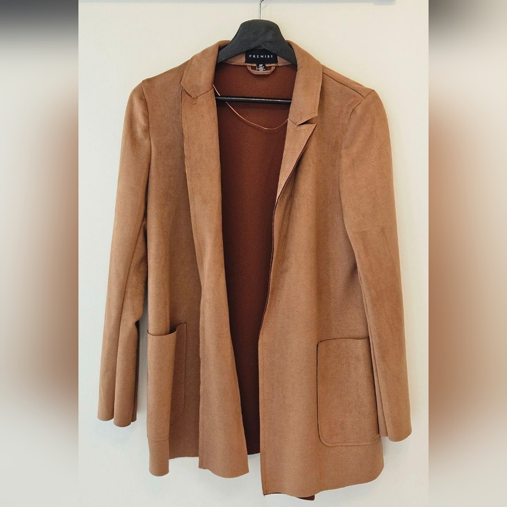 Premise Women's Faux Suede Blazer
